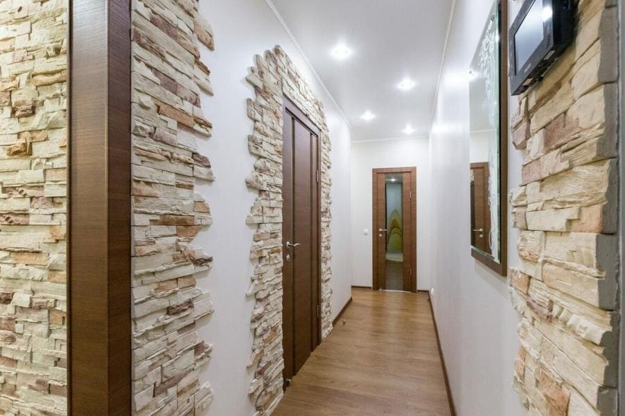 Плитка из керамогранита под мрамор для коридора белая купить в Казани | компания Аганим